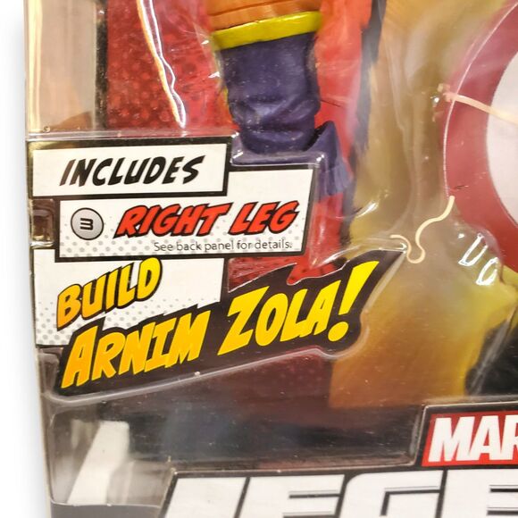 Marvel Legends Bucky Captain America 6" Figure 2011 Arnim Zola BAF NIP Hasbro - Picture 8 of 12